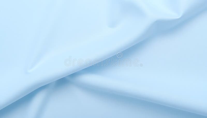 Light blue silk fabric texture, smooth textile background, and soft drape, Stock Photo, Generative AI stock illustration