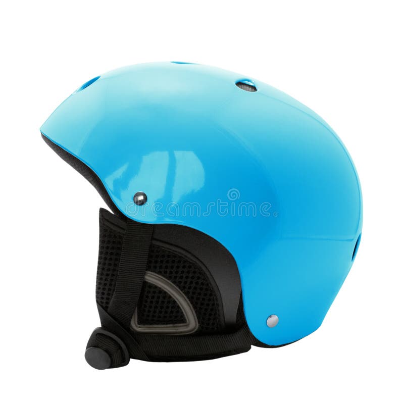 Light blue ski helmet stock image. Image of cutout, azure 204751241