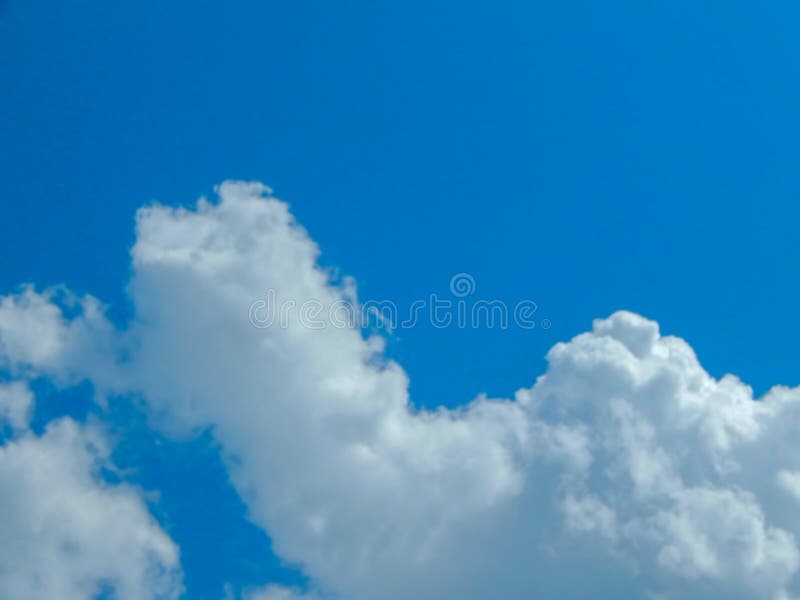 Light Blue Sky with Clouds, Horizontal Photo Stock Photo Image of