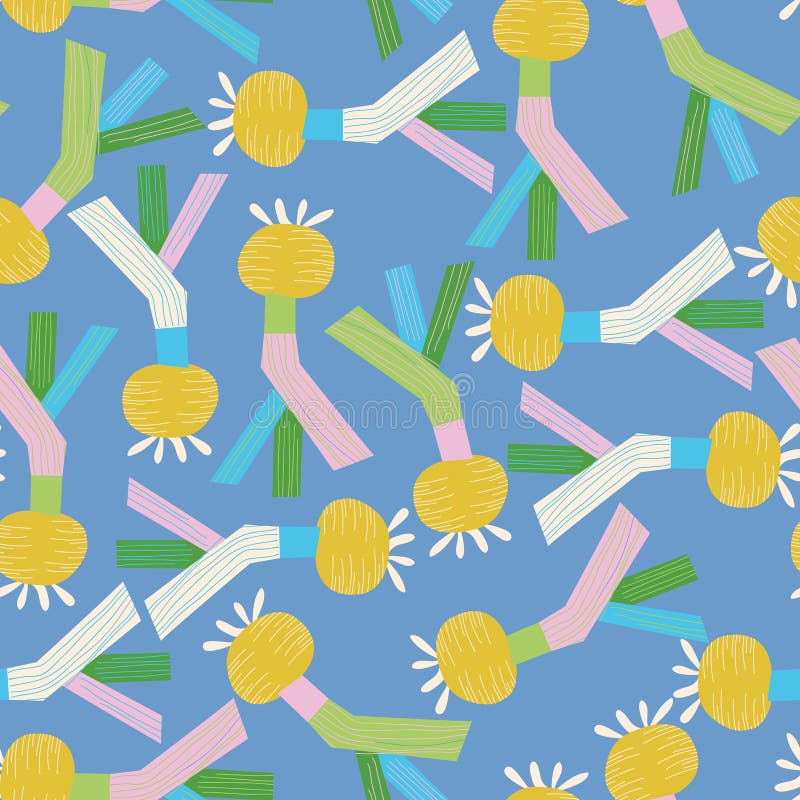 Light Blue with an Underwater Scene with Seahorses Seamless Pattern