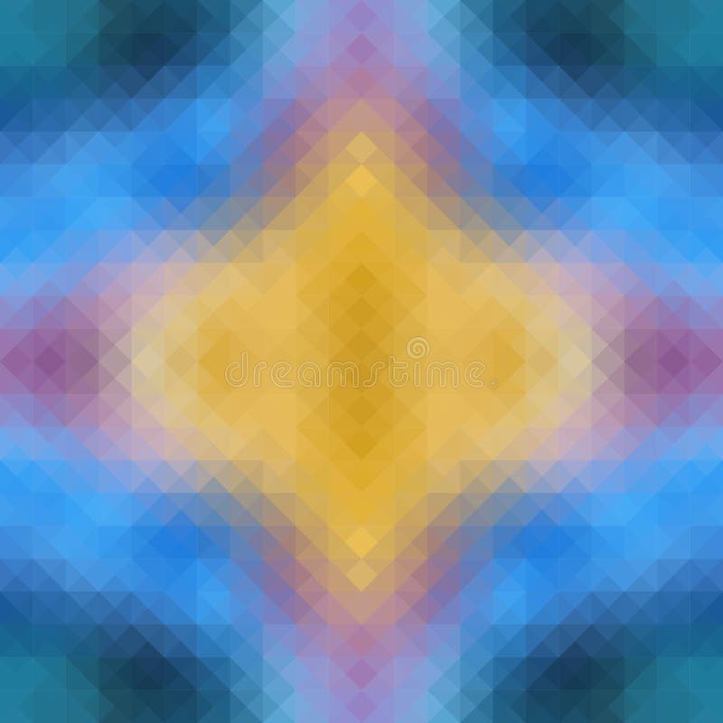 Light Blue, Yellow vector Pattern. triangular template. Geometric sample. Repeating routine with triangle shapes. New vector illustration