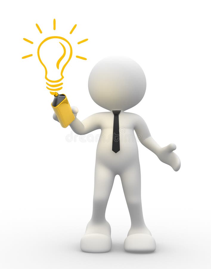 Light bulb stock illustration