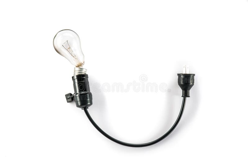 Light Bulb Plug Lamp Holder Broken Stock Photos Free & RoyaltyFree