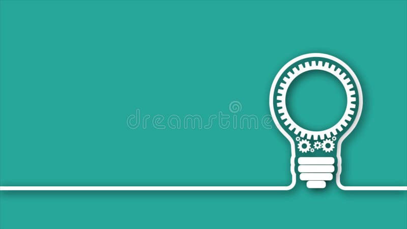 Light bulb concept vector illustration