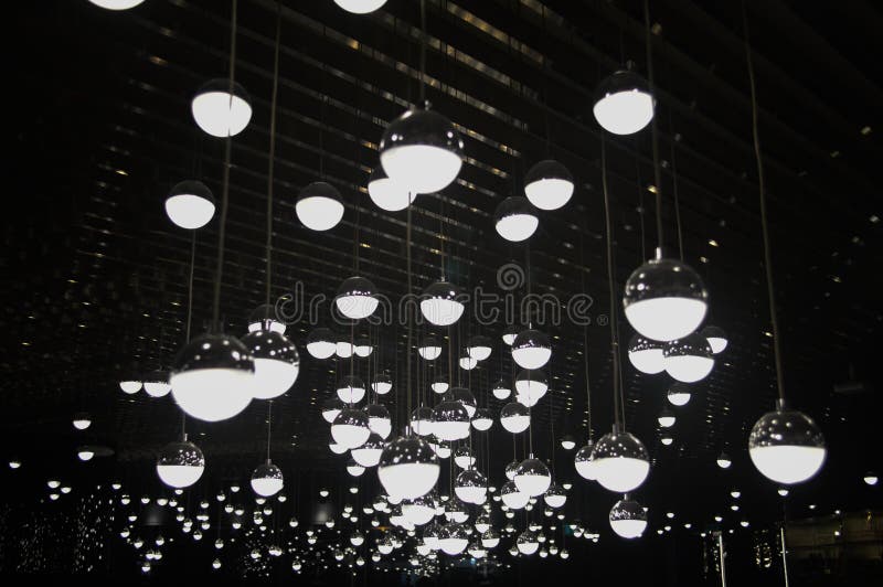 Light bulb in a dark place stock photo. Image of concept 86962302