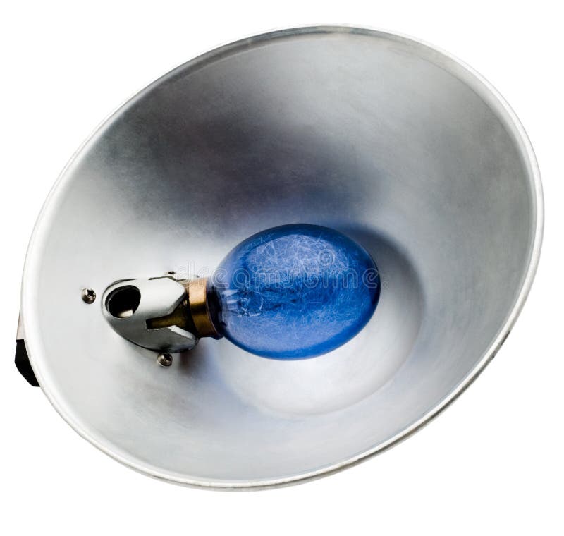 Light bulb in lampshade stock image. Image of power, electric 28005617