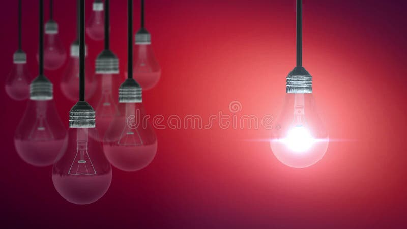 Light bulb stock illustration