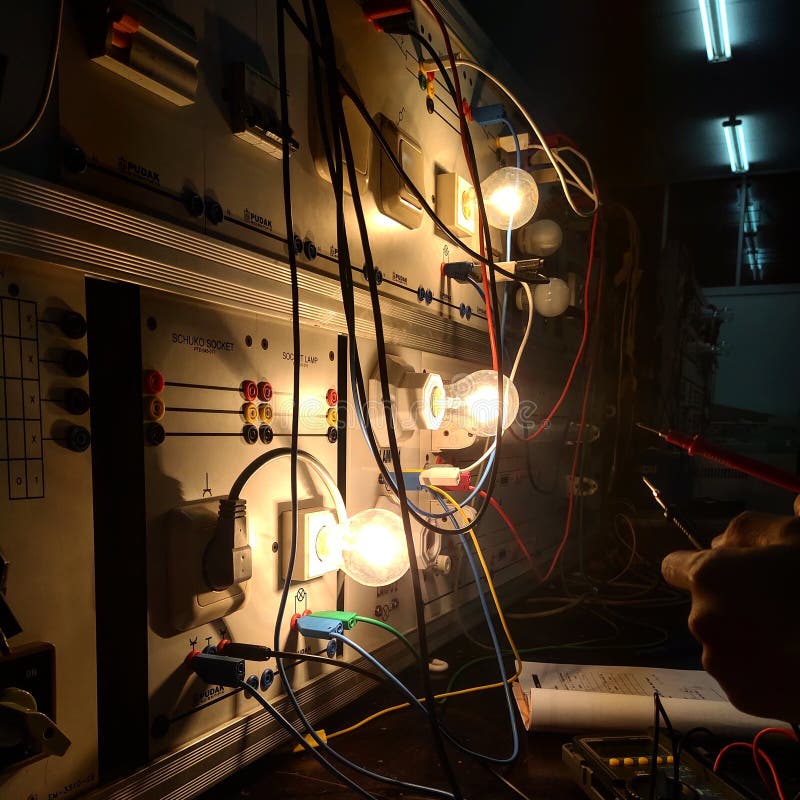 The Light and Cable stock photo. Image of lamp, light 263073598