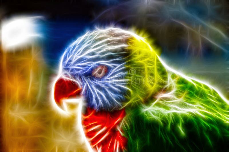 Light Colorful Parrot stock image. Image of love, nature - 49181671