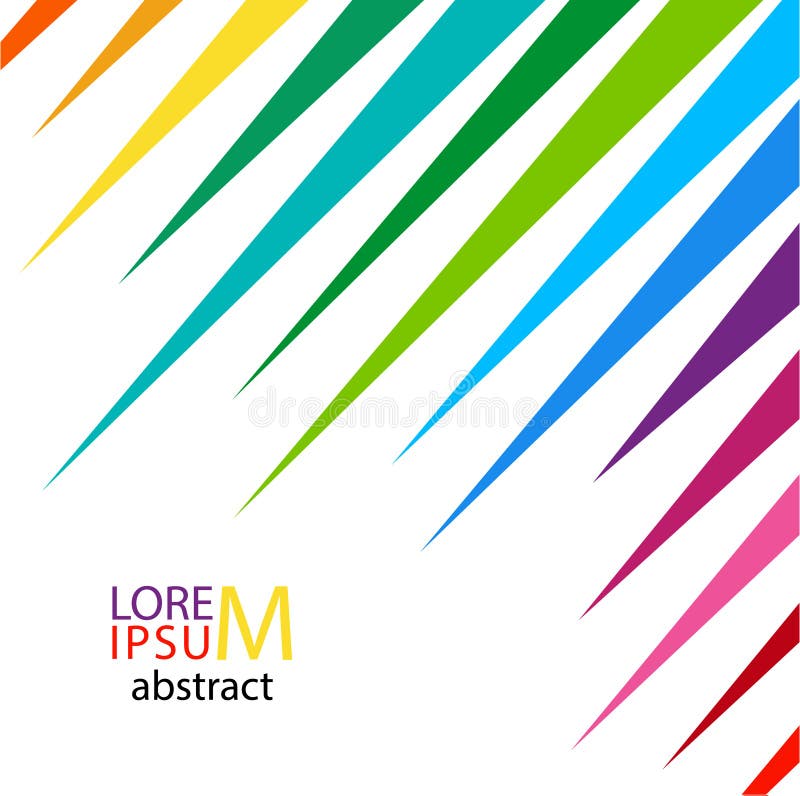 Light Cover with empty place for text. Color dynamic lines. vector illustration