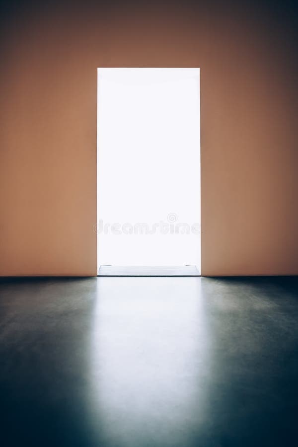 Light door in dark room stock image. Image of inside 84069101