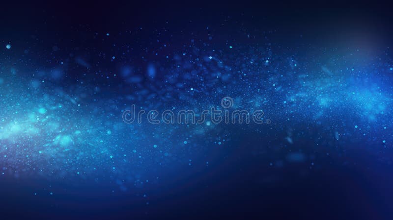 Light dust blue particles vector illustration