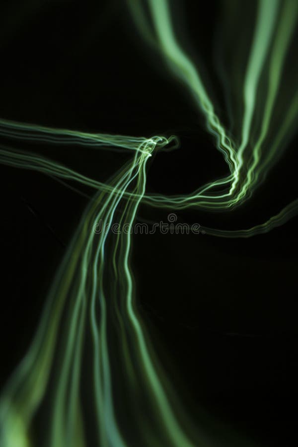 Green Electrical Discharges Stock Image Image of discharge, shine