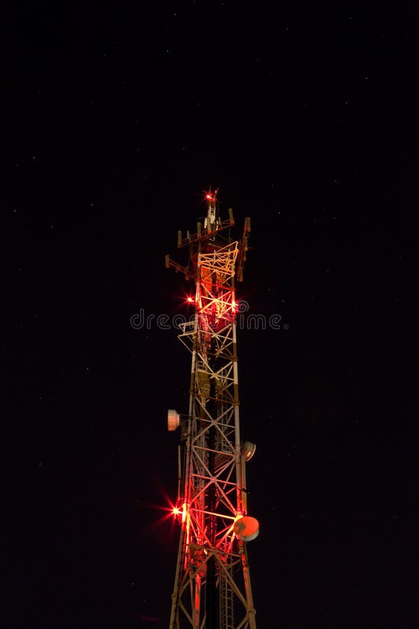 Light Electric Tower stock image. Image of business, radio 16592093