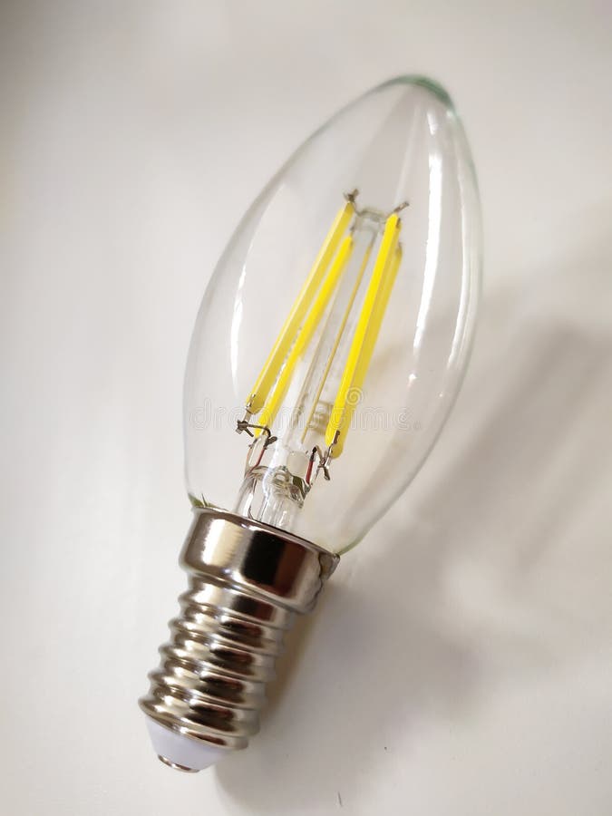 Lightemitting Diode Electric Bulb Stock Photo Image of close