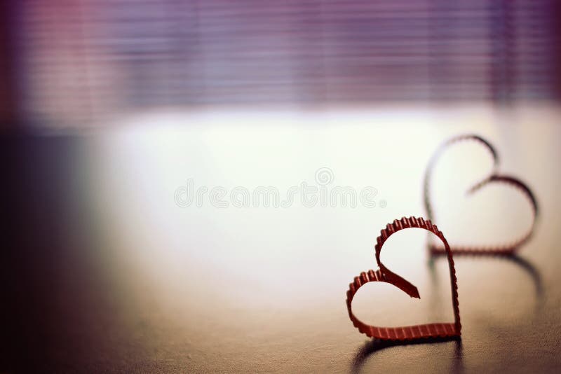 Toned Love Heart Shape Candle Doted Stock Photo Image of dating