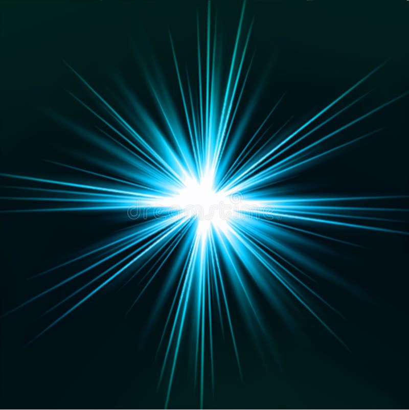 Light Flare Blue Effect. Vector Royalty Free Stock Image - Image: 32544736