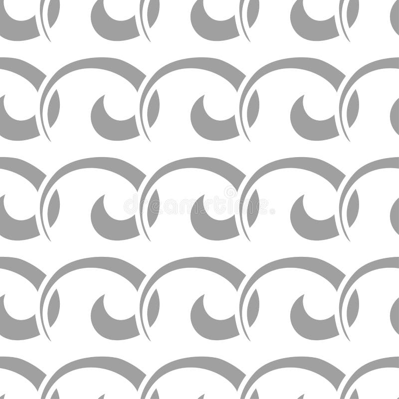 Light gray geometric ornament. Seamless pattern stock illustration Light gray geometric ornament. Seamless pattern stock illustration