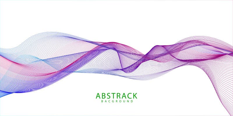 Light green background Abstract colored waves on a light background isolated on white royalty free illustration