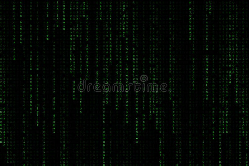 Light green digital text wording background matrix falling from top for use as background. Light green digital text wording background matrix falling from top for use as background.