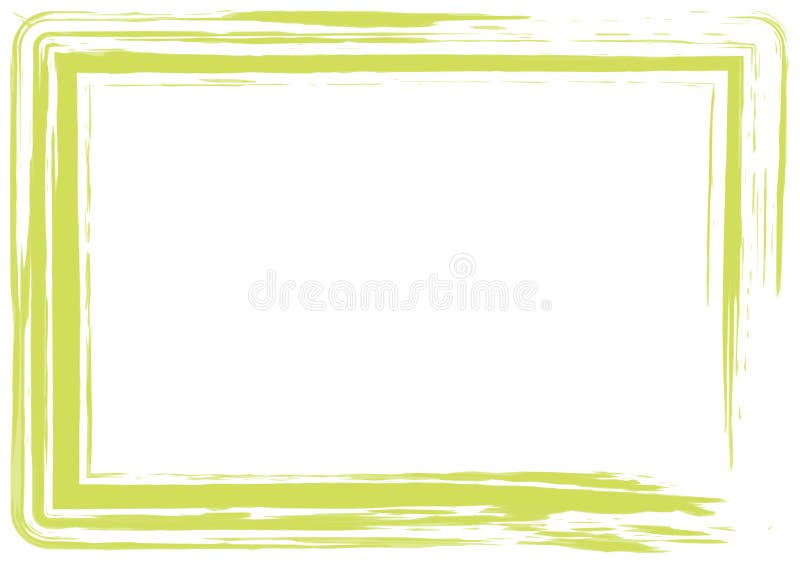 Light green grunge frame royalty free illustration