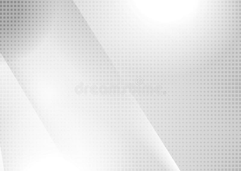 Light grey abstract technology background royalty free illustration