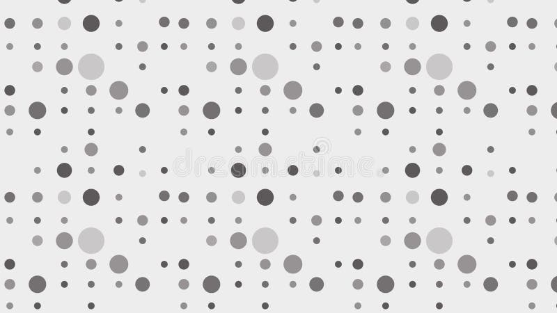 Light Grey Seamless Random Circle Dots Pattern Background royalty free illustration
