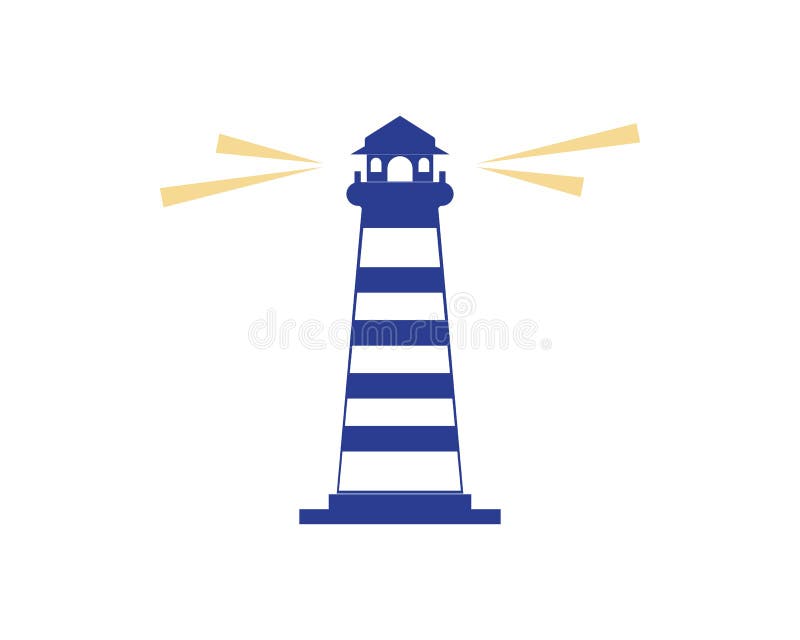 Light House Logo Template stock illustration Light House Logo Template stock illustration