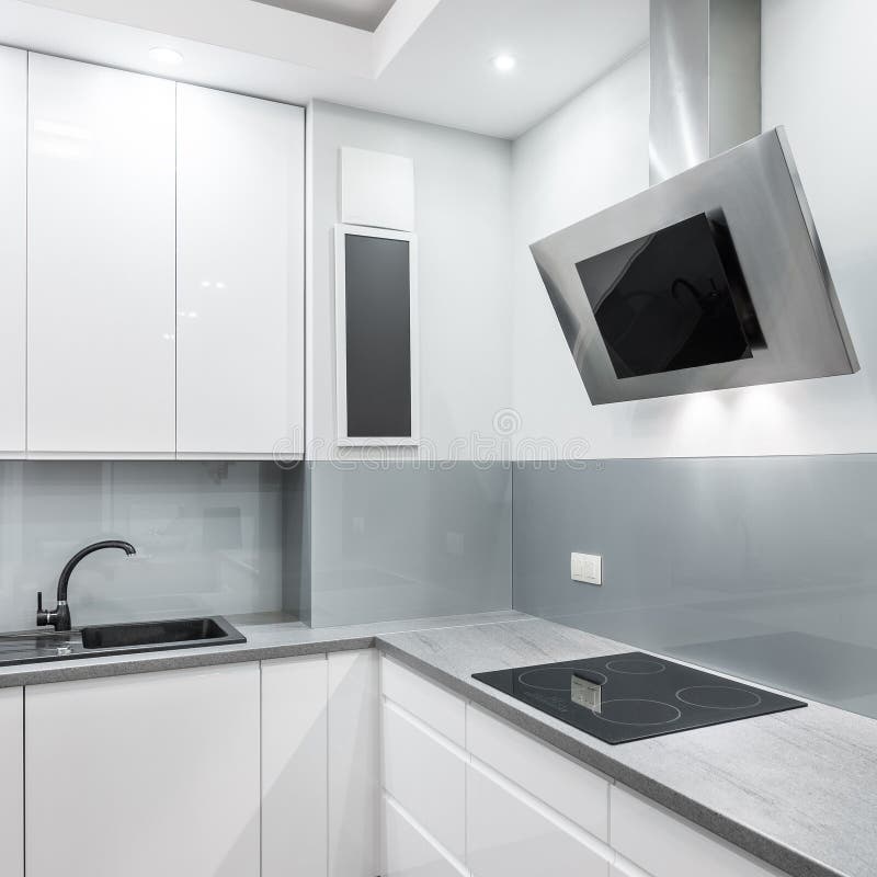 Exhaust Hood for Smoke and Heat in Assembly Lines Stock Image Image