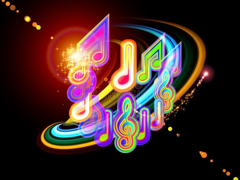 Light of Music stock illustration. Illustration of intertwine 20644466