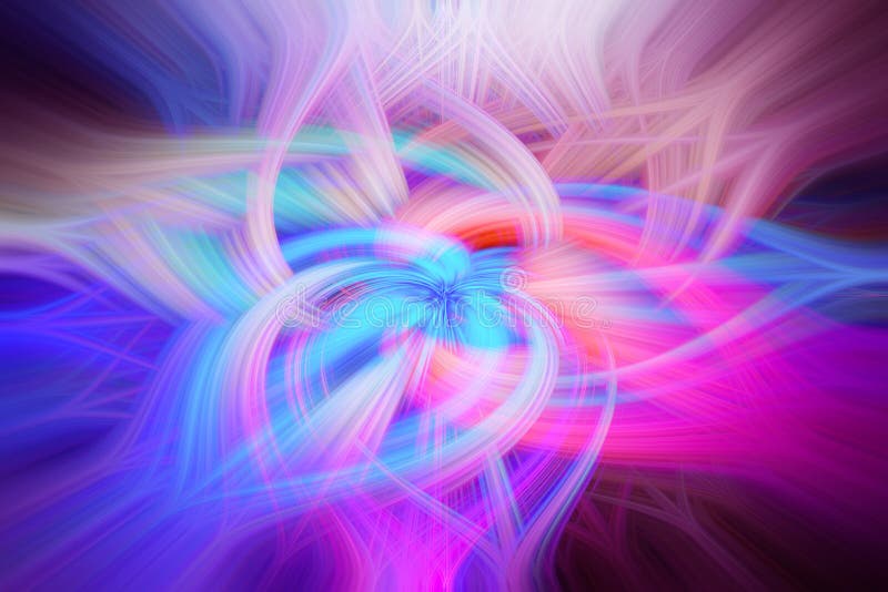 Light Painting with Mixed Colors Stock Illustration Illustration of