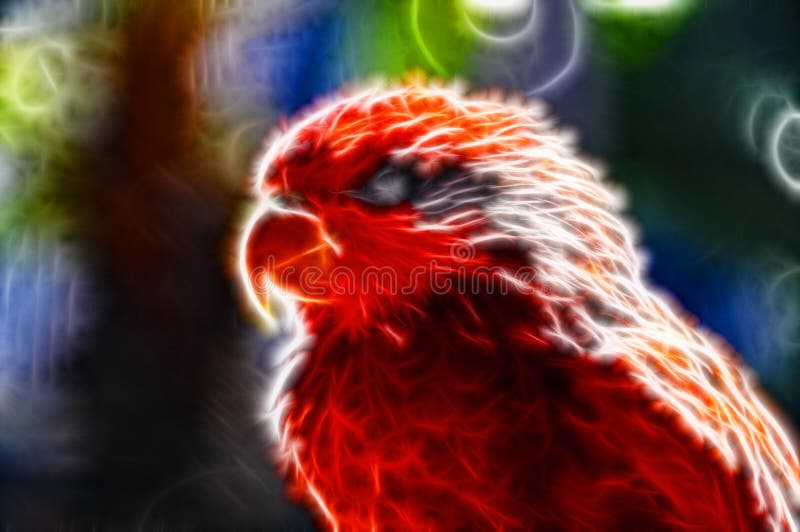Light Parrot stock photo. Image of light, outdoor, white - 49179366