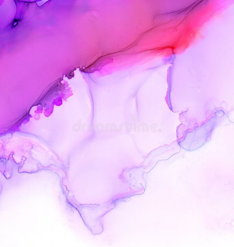 Light pastel alcohol ink background, splashes of watercolor paint. Blot with air daubs, smudges. Abstract artistic
