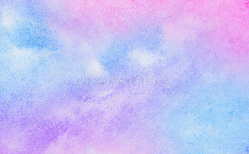 Light Pastel Blue, Purple and Pink Shades Aquarelle Background for Vintage  Card, Retro Template Stock Image - Image of clouds, card: 199827951