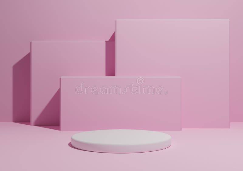 Light, Pastel, Lavender Pink, 3D Render of a Simple, Minimal Product
