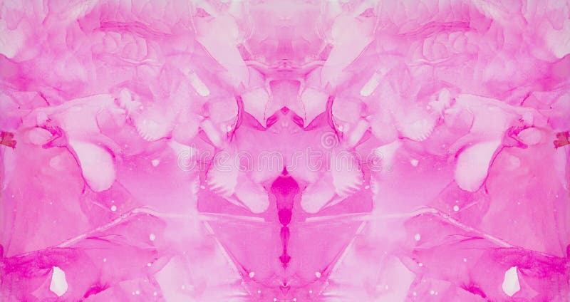 Light pink alcohol ink abstract background. Smudged soft flow liquid watercolor paint splash texture effect illustration for cards vector illustration