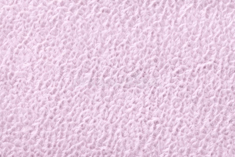 Light Purple Fluffy Background Of Soft Fleecy Cloth Texture Of