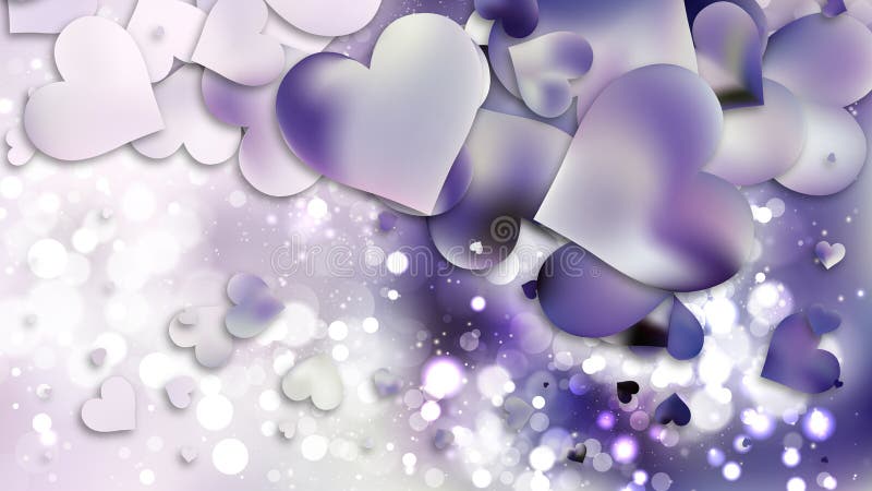 Light Purple Heart Wallpaper Background Illustration Stock Vector -  Illustration of purple, background: 162744916