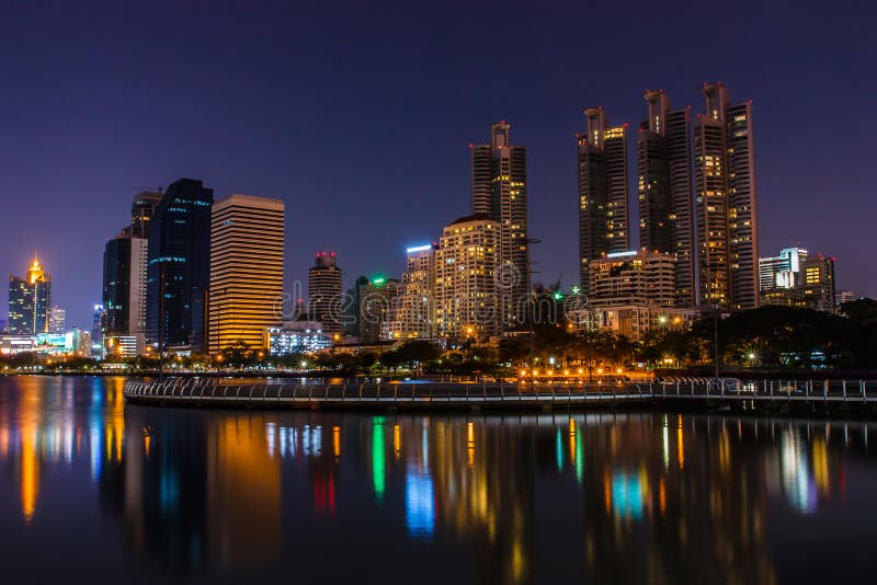 Light reflection on the water is beautiful. royalty free stock images