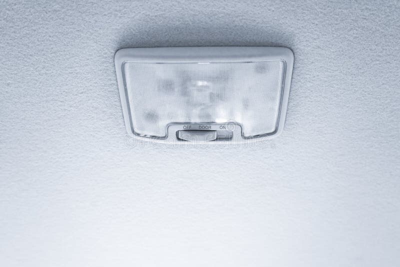 Light at Roof in Modern Car Stock Photo Image of lamp, electronics