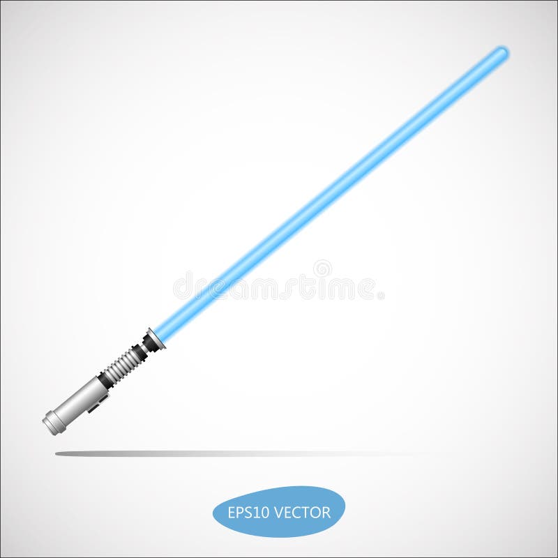 Light Saber - Futuristic Energy Weapon. Vector Illustration