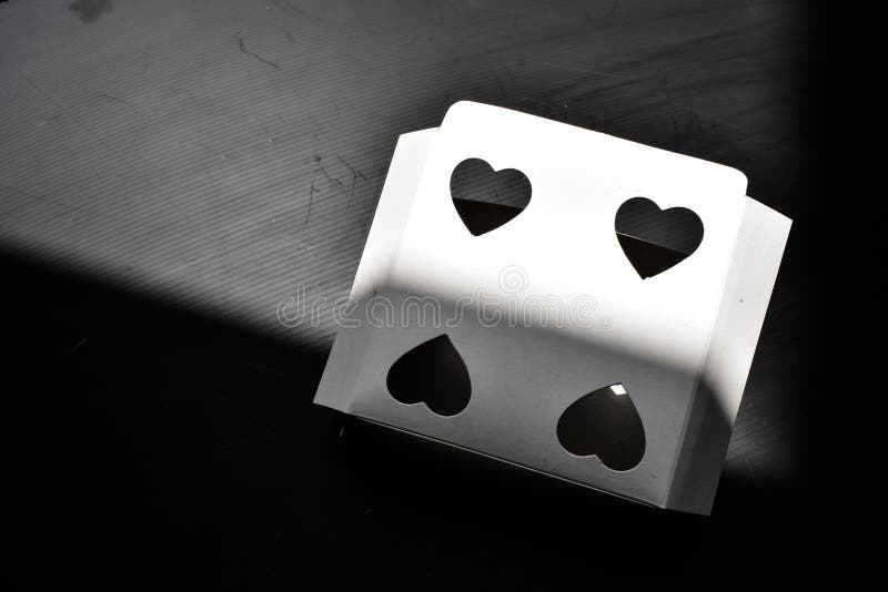 Light and Shadow with Heart Symbol on White Box on the Black Background Stock Image - Image of celebration, paper: 217672315 Light and Shadow with Heart Symbol on White Box on the Black Background Stock Image - Image of celebration, paper: 217672315