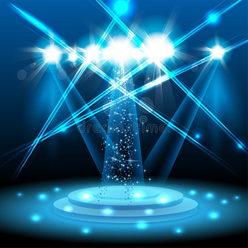 Light Stage vector illustration