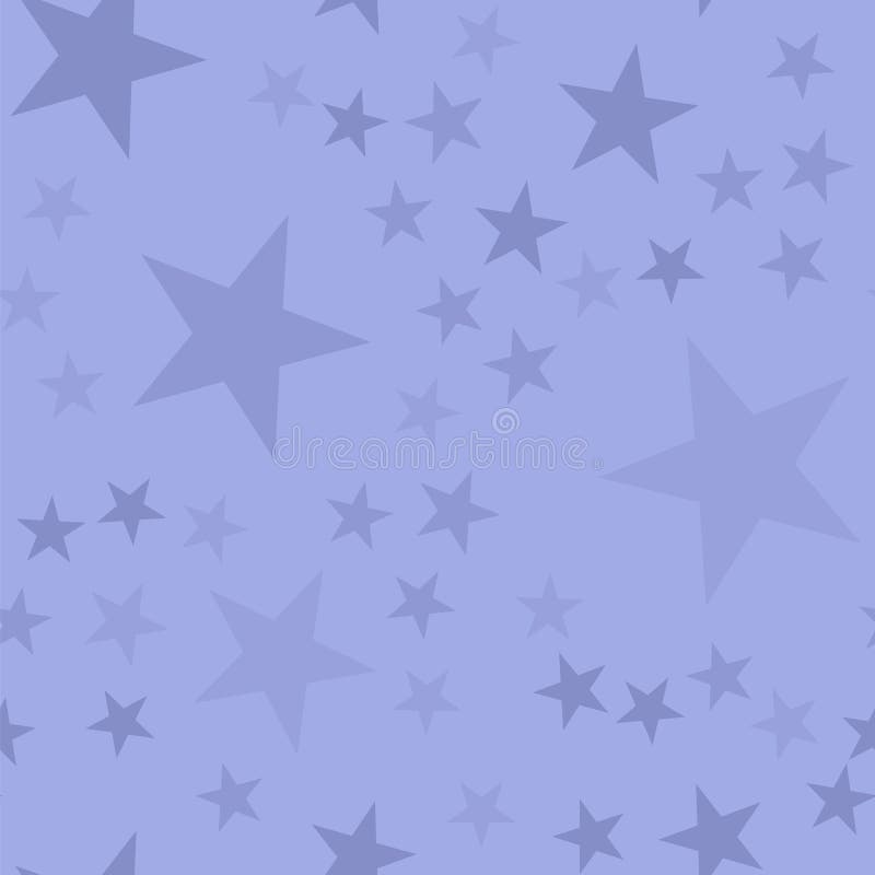 Trendy Purple Stars Ornamental Seamless Vector Pattern Stock Vector ...