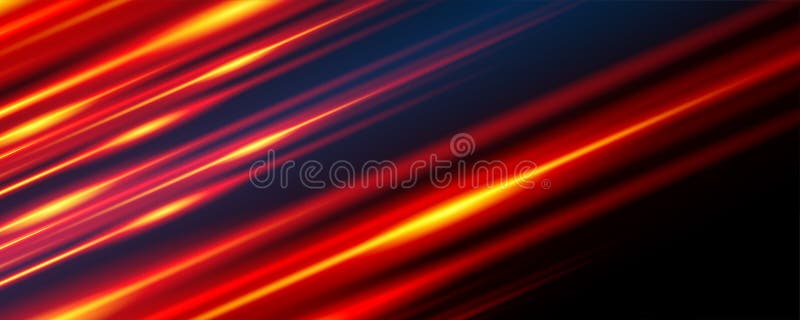 Glowing Line Banner. Gaming Background. Light and Stripes Moving Fast.  Stock Illustration - Illustration of ultrawide, graphic: 221251737