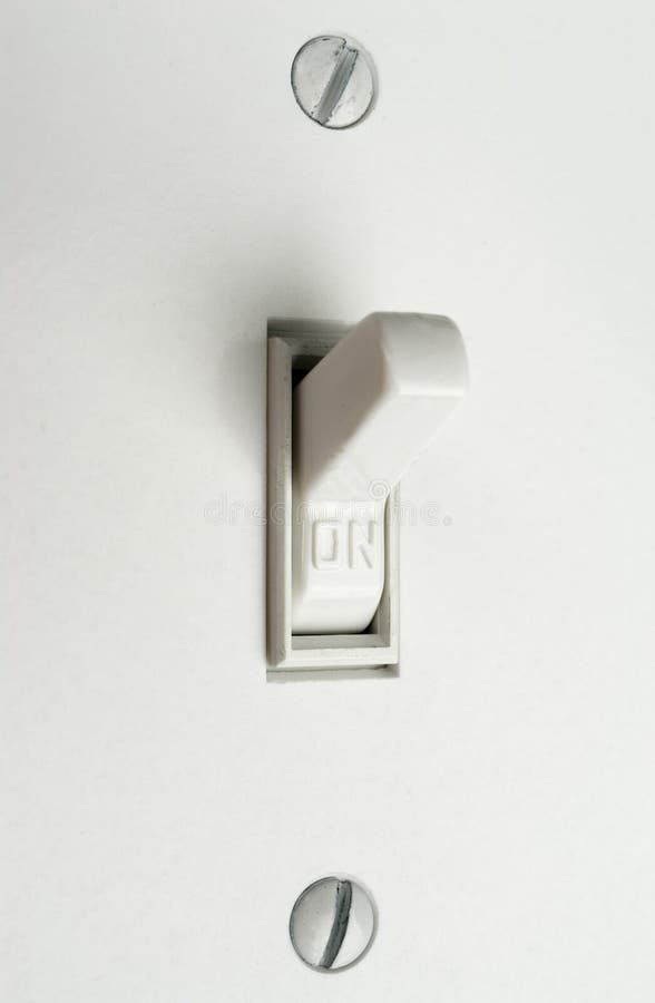 Light Switch. stock photo. Image of toggle, light, white - 1921290