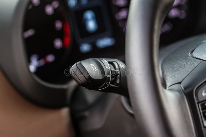 Light switch control. stock image. Image of modern, equipment 232847881