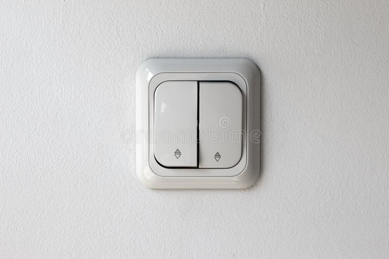 Light switch panel stock image. Image of double, household 253802887