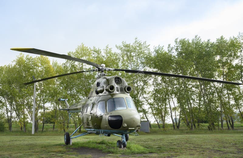 Light Transport Military Helicopter of the Russian Army Stock Image