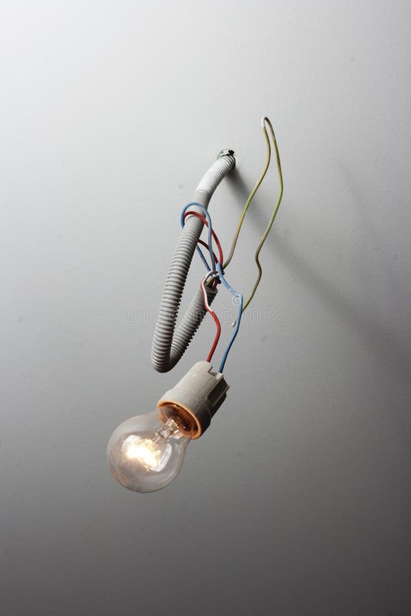 Light under construction royalty free stock image